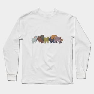 jungle book elephants Long Sleeve T-Shirt